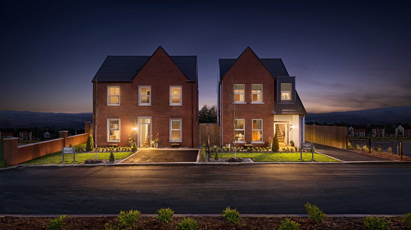 Modern house with premium residential doors and windows.