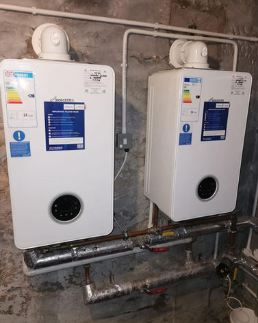 Pair of boilers