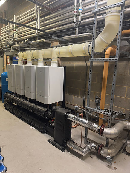 Boiler install by Advanced Maintenance