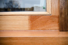 Wooden window frame