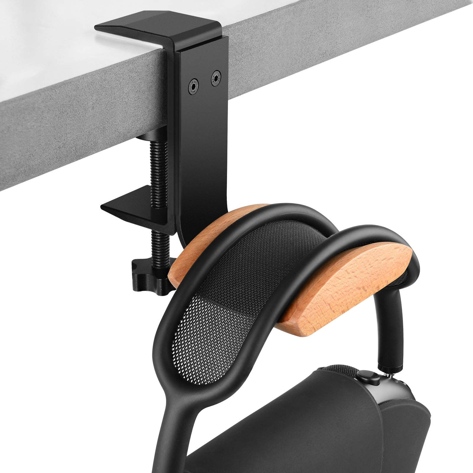 Linkidea Headphone Stand Hanger Compatible with Airpods Max Bracket Wood Headpho