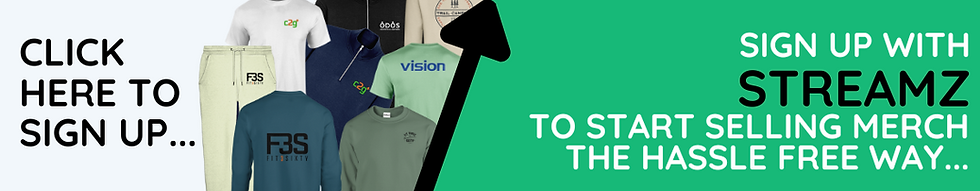 Streamz sign up banner