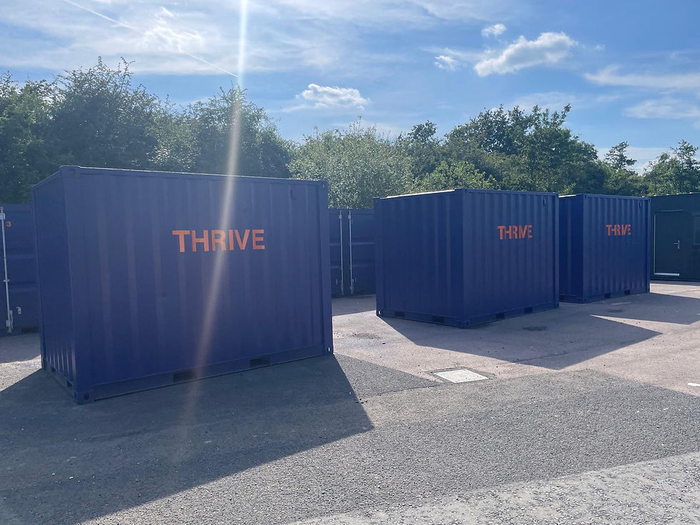 Thrive logos containers