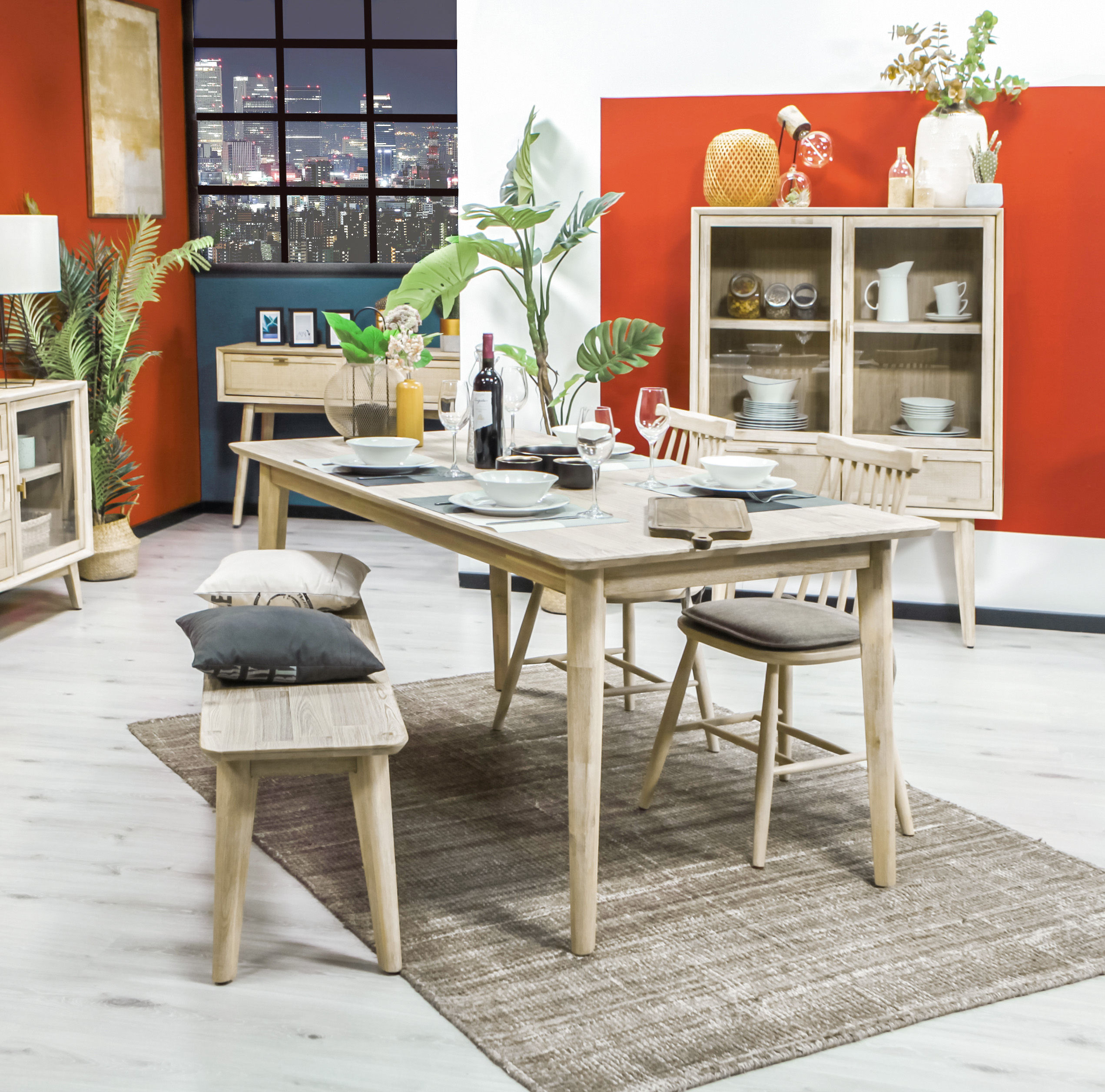 NAYA 180cm 相思木延展桌