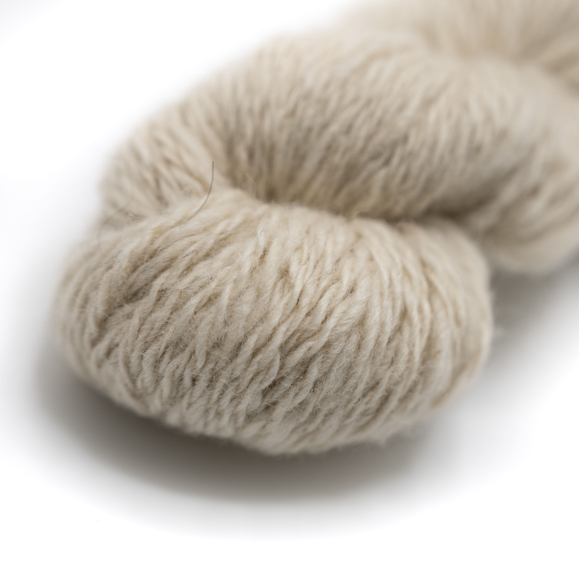 Alpaca Wool Blend Yarn - Sport weight - Natural White