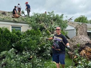 Amy Helps the Community After August 11th Storm