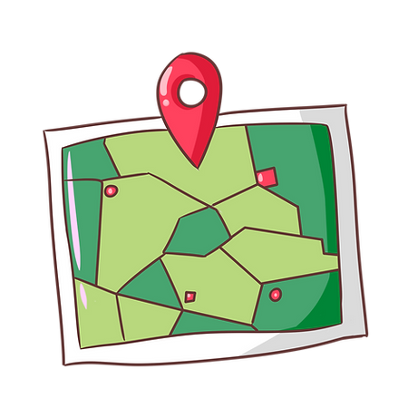 âPngtreeâcartoon_map_green_map_map_3