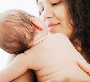 Mother Holding Baby