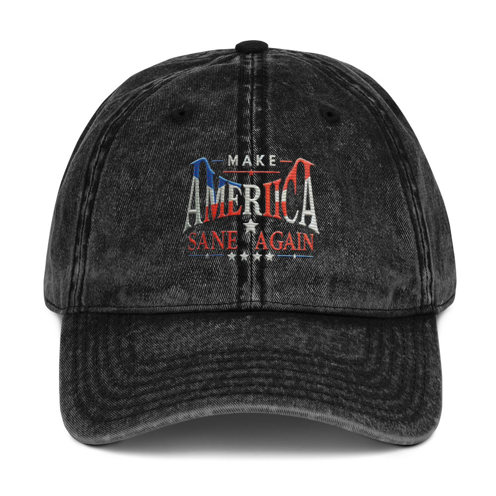 Patriotic Sanity Cap – Make America Sane Again (USA Edition)