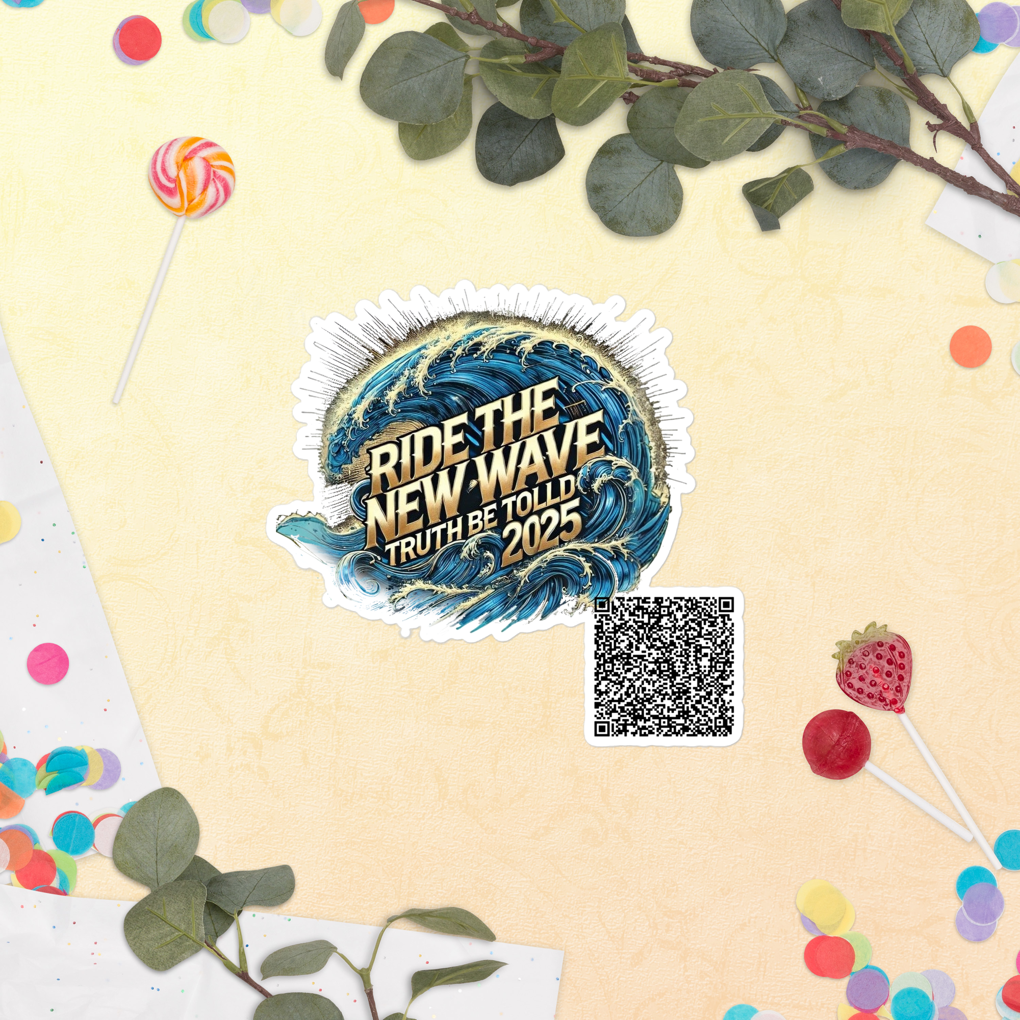 TruthBeTolld - Ride The New Wave stickers