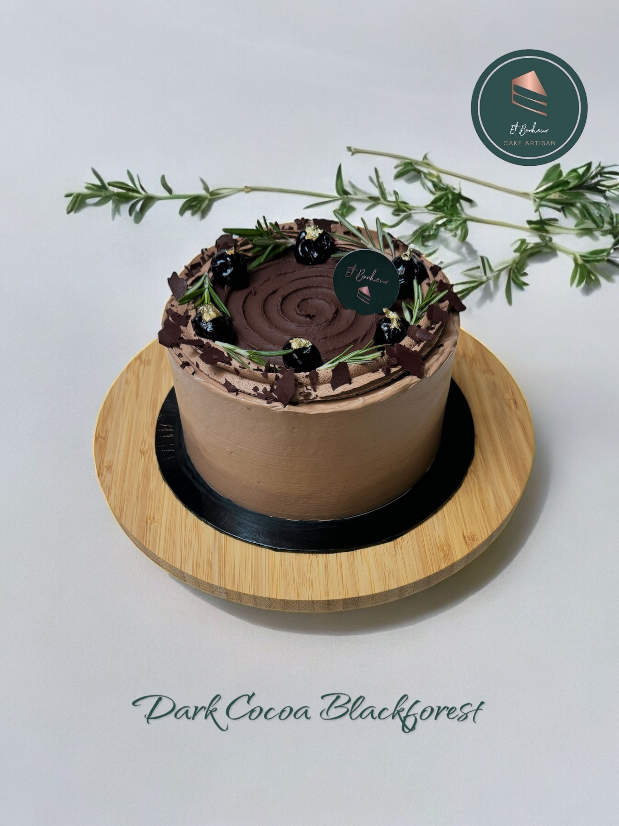 Dark Chocolate Blackforest Cake