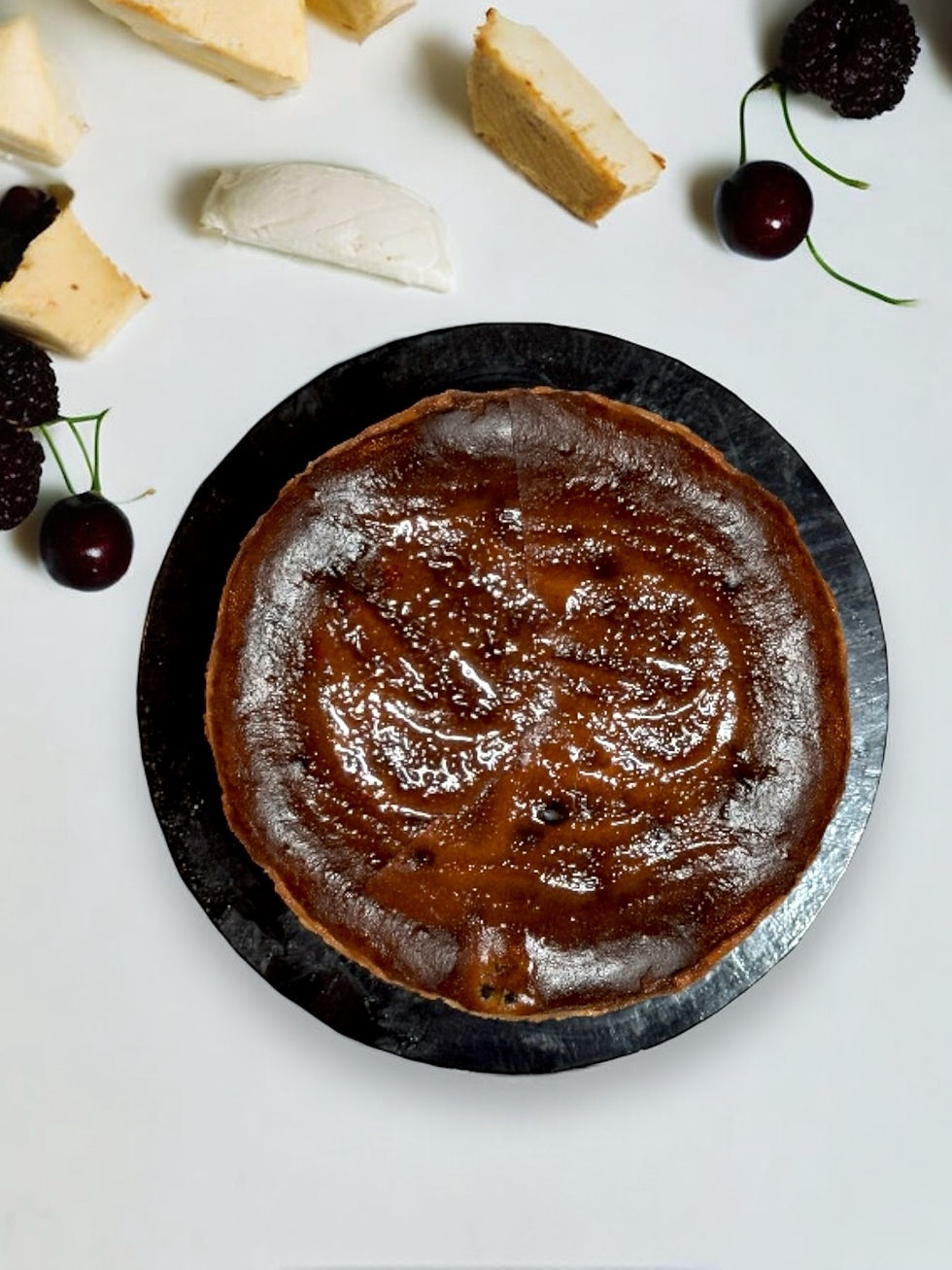 Thumbnail: Black Cherry Burnt Cheesecake