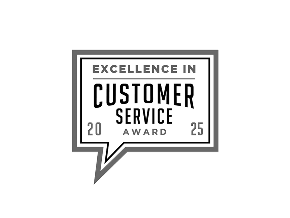 Sign displays "Exceptional Customers Service", highlighting positive customer experience.