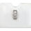 Thumbnail: Convention Badge Holder - 2 1/3 X 3 3/8" Horizontal Top Loader Clear Vinyl W/ 2