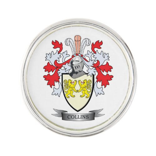 Review Collins Coat of Arms Lapel Pin