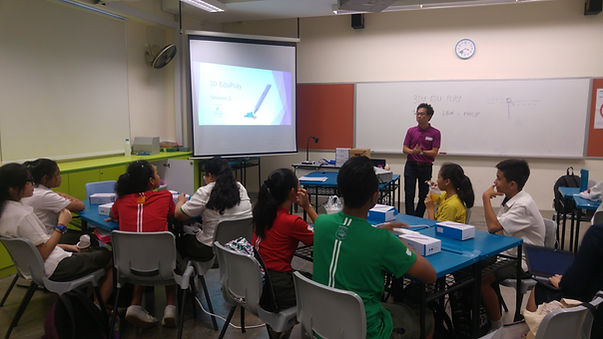 3d Edu Play workshop at Tampines Secondary school