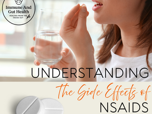 woman Taking an NSAID unaware of the side-effect of gut lining issues