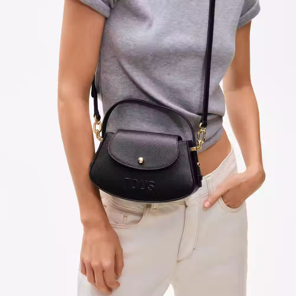 Mini bolso negro solapa TOUS back to basics