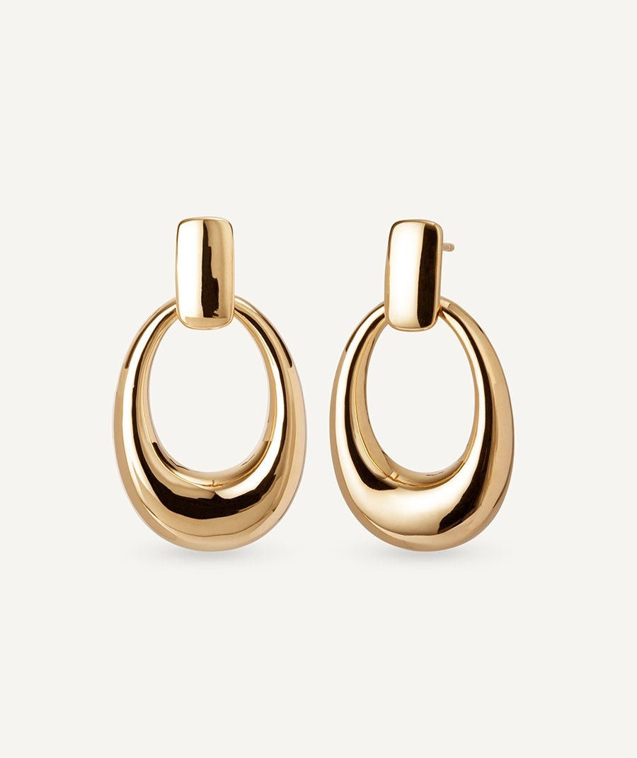 Pendientes Glacé dorados