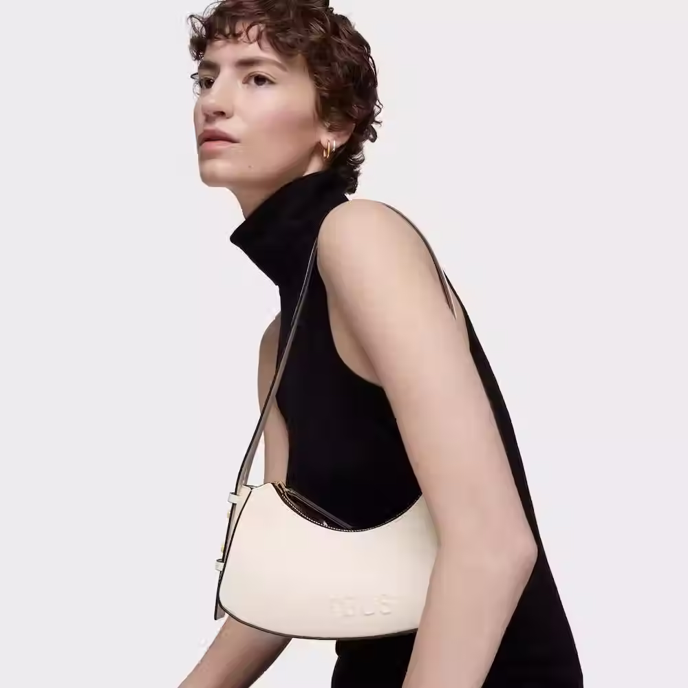 Bolso de hombro beige TOUS Back to basics