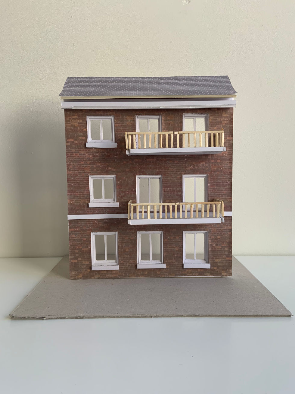 Modelstudie van mogelijke renovatie bestaande gevangenisgevel