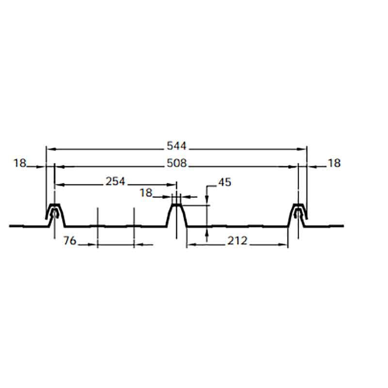 Speeddeck 508    (Ridge Down)