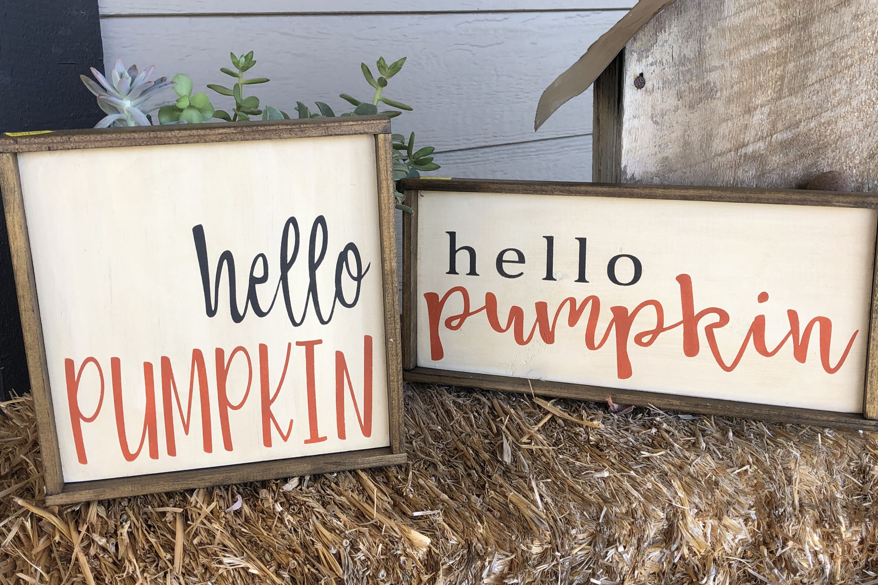 Hello Pumpkin Sign