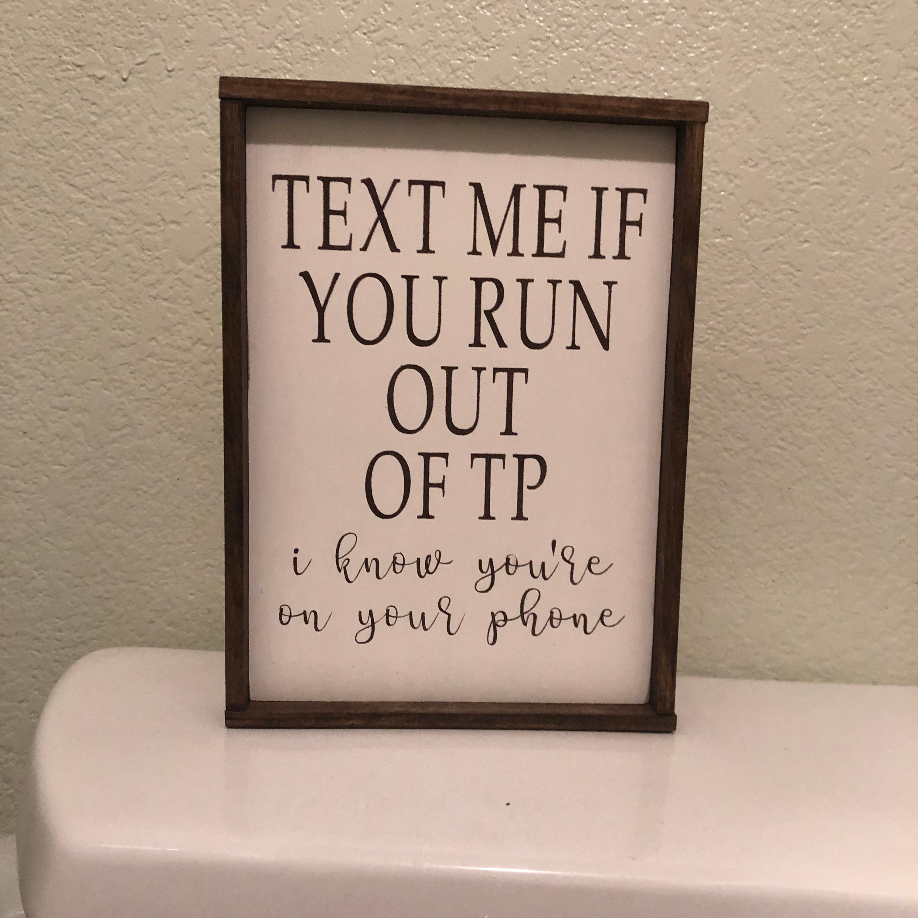 Out of TP Sign