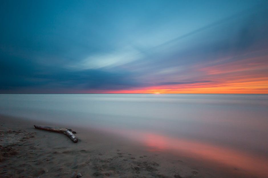 long exposure photography beach sunset