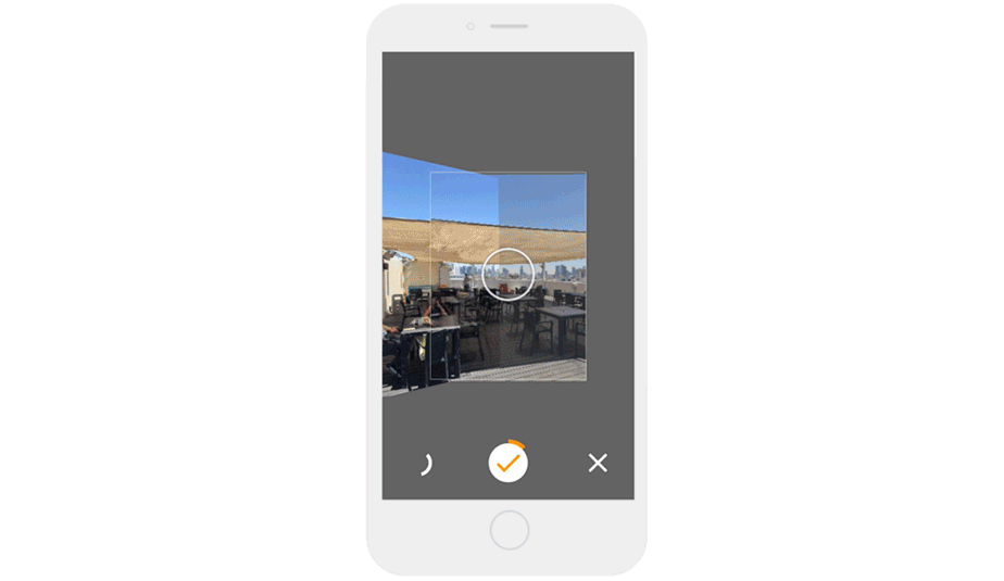 Proceso de crear una foto 360º