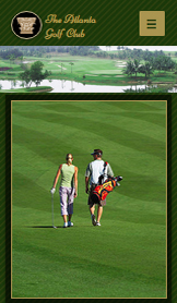 Sport & fritid hjemmesideskabeloner – Golfbane 