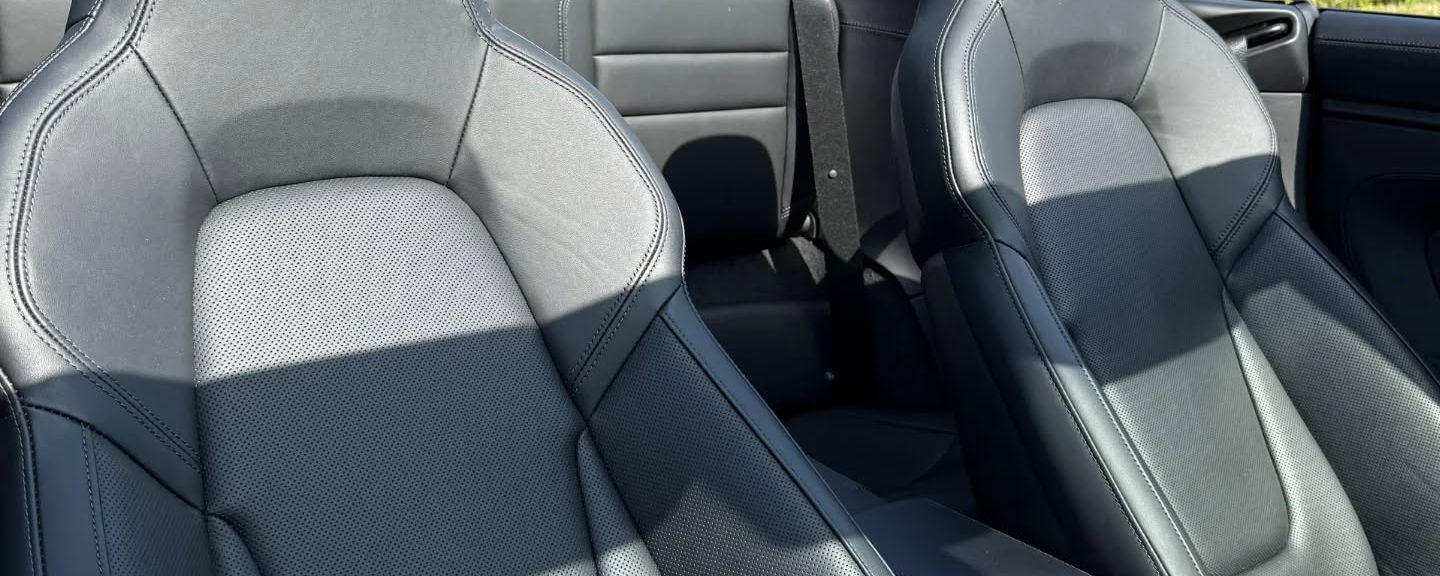 Porsche 911 Carrera 4 GTS interior with premium materials and sport design