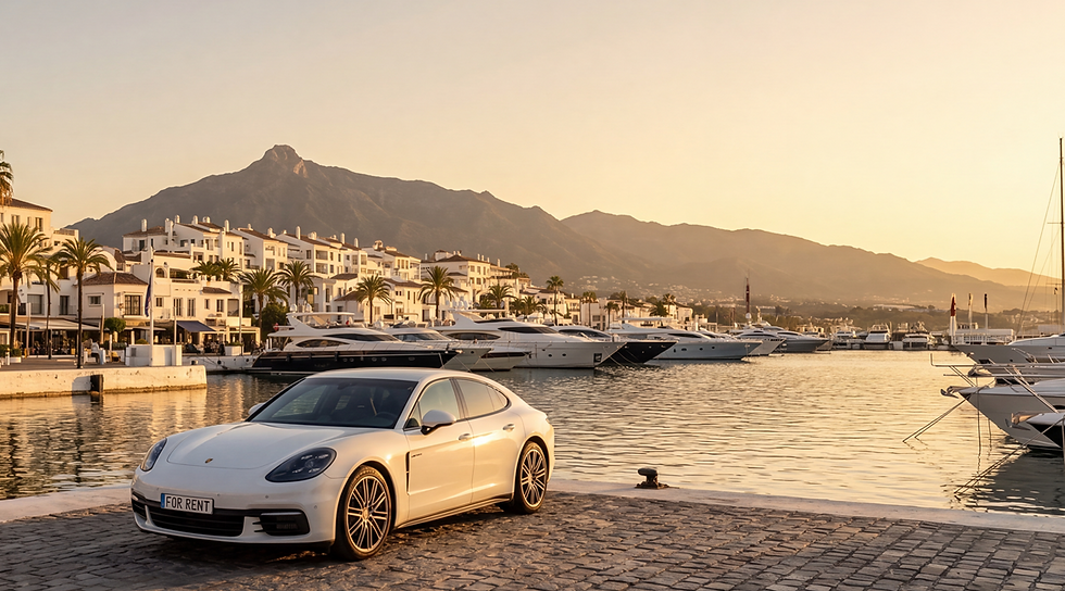 Best Photo Spots for Luxury Cars in Puerto Banús & Marbella