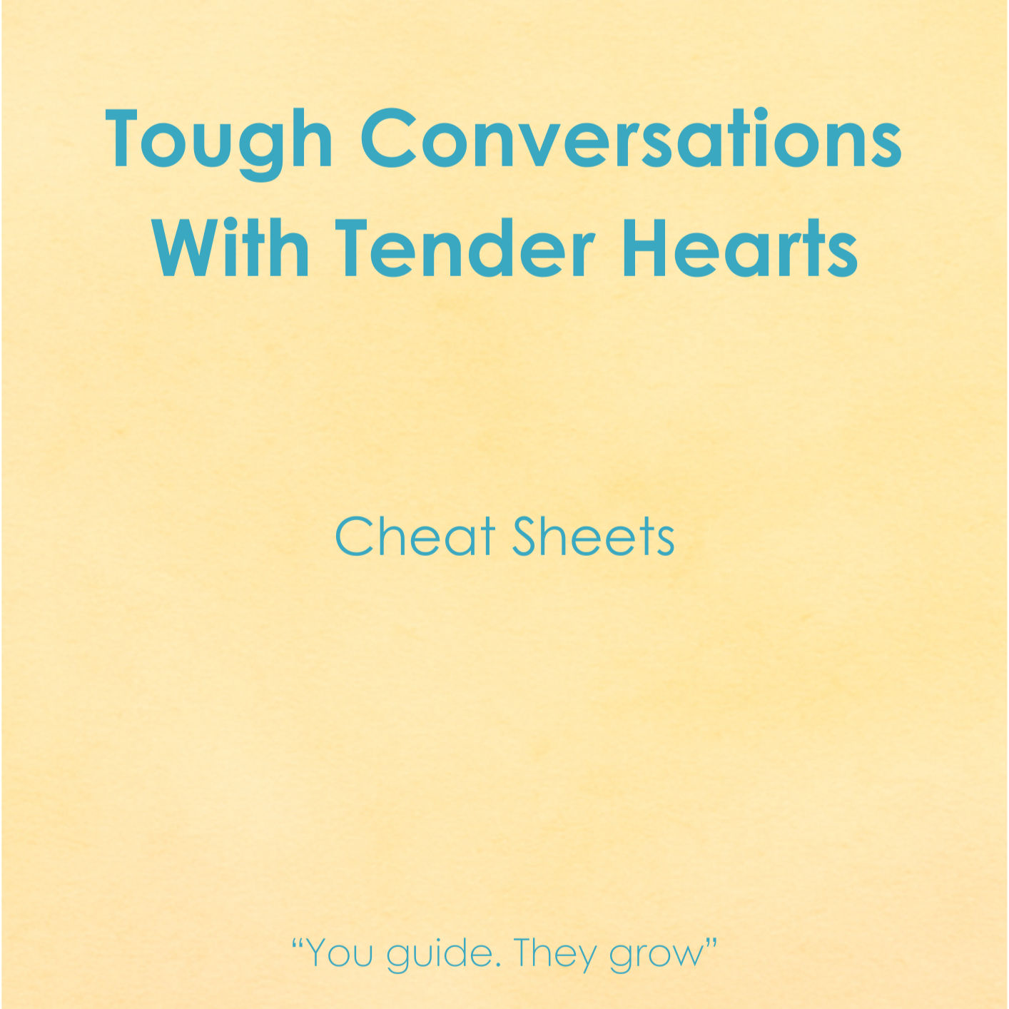 A Guide to Parenting Autistic Girls: Tough Conversations Cheat Sheets