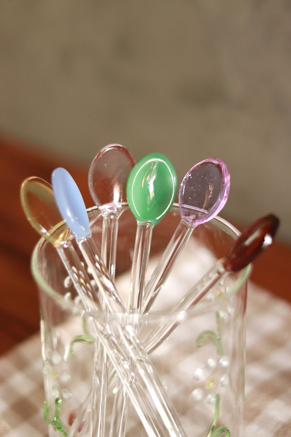 Thumbnail: glass spoons (pack of 6)