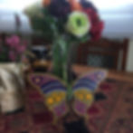 עיצוב יצירות בשיטת הנקודות - פרפר קטן