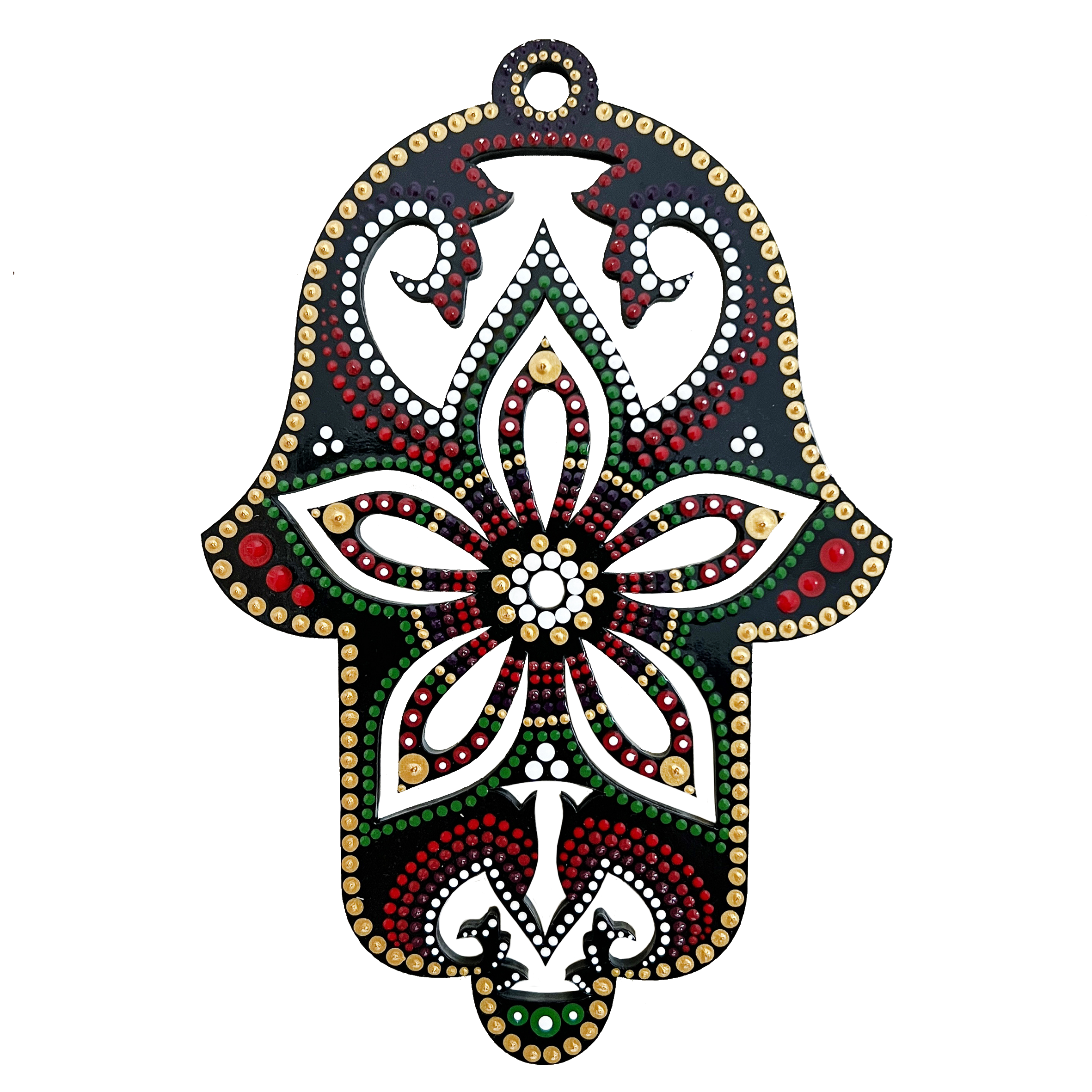 עיצוב יצירות בשיטת הנקודות - חמסה בגודל רגיל