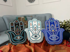 עיצוב יצירות בשיטת הנקודות - סט חמסות