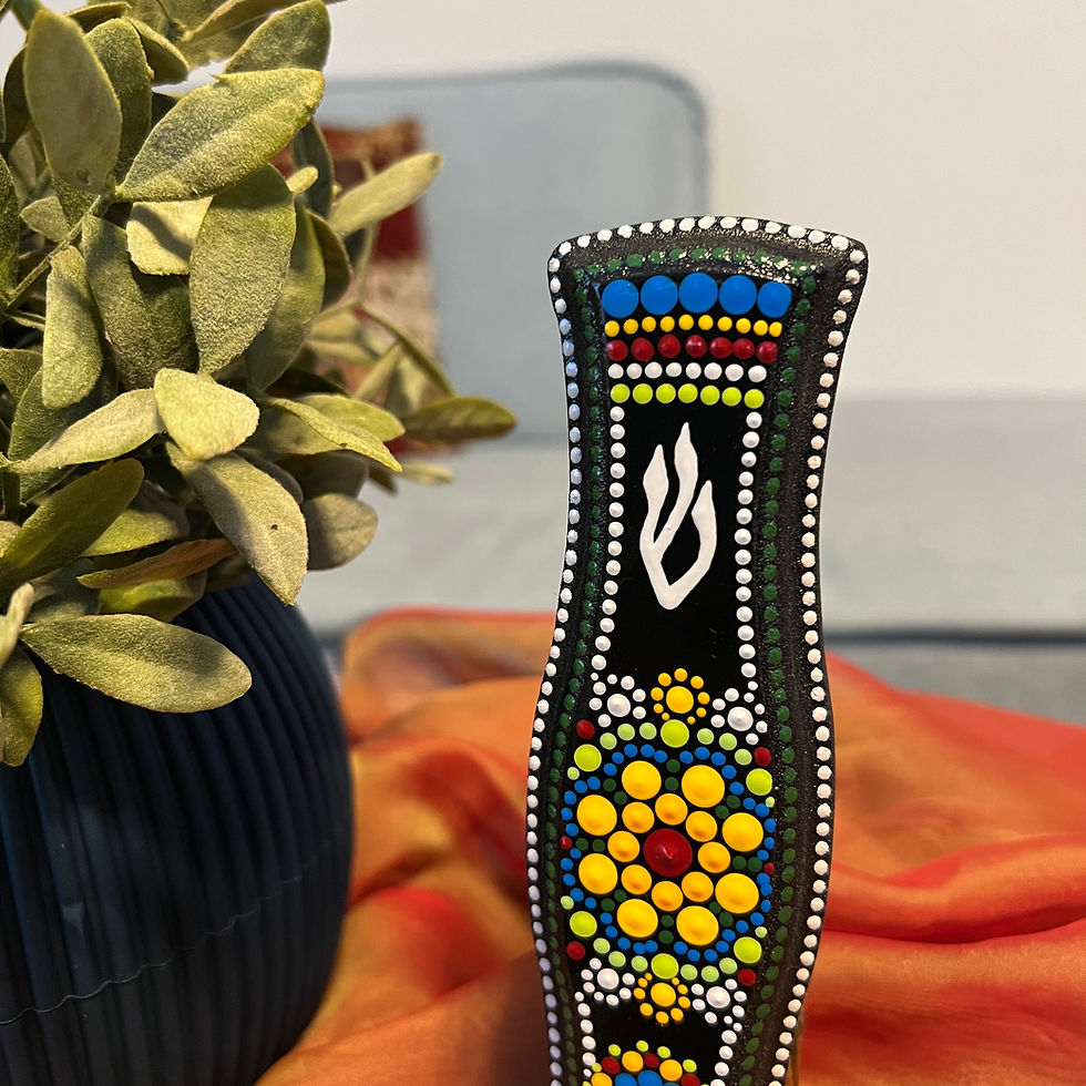 תמונה ממוזערת: עיצוב יצירות בשיטת הנקודות - בית מזוזה