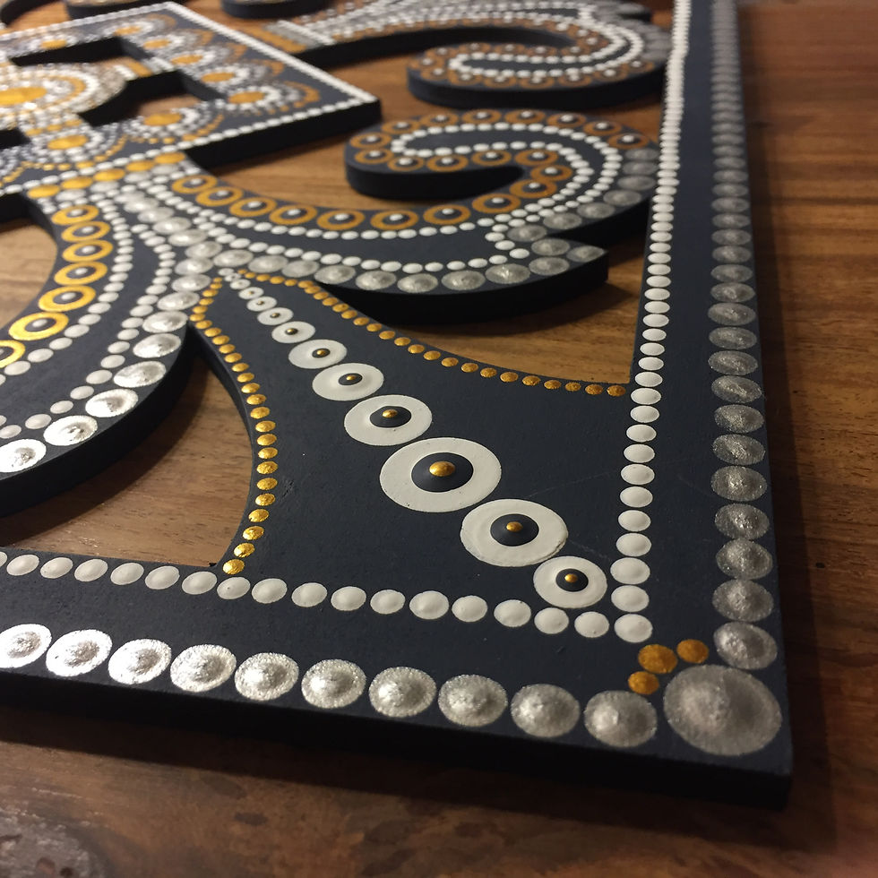 תמונה ממוזערת: עיצוב יצירות בשיטת הנקודות - משרביה מרובעת