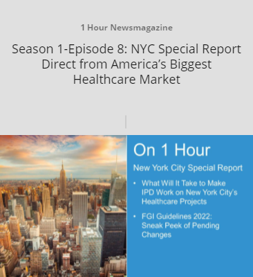 NYC Special Report Direct from America's Biggest Healthcare Market