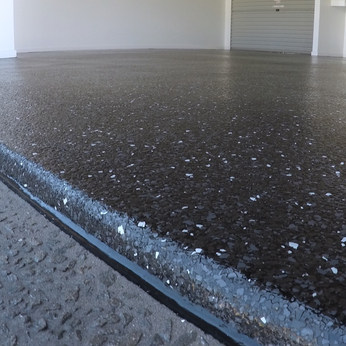 Carbon Black flake over Black