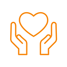 Zwei Hände halten ein Herz als Symbol für Gesundheitsprävention