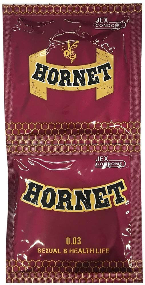 縮圖：JEX 黃蜂 REAL 0.03安全套 (8 片裝)