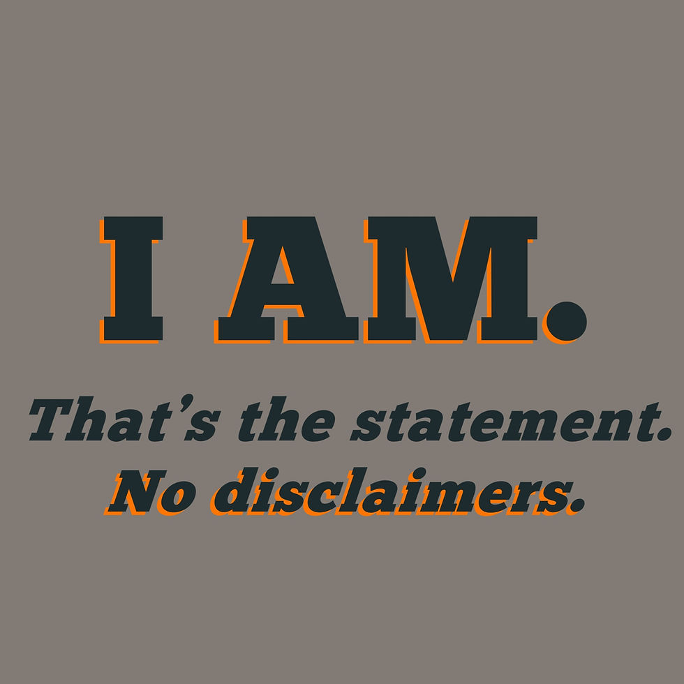AWOKE 'Disclaimer' Hoodie - Unapologetic Self-Statement in Comfortable Streetwear