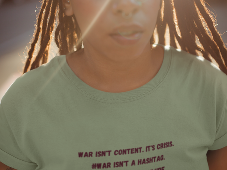 Behind the Seams: Social Media Boas.Tee – Confronting the Spectacle of War