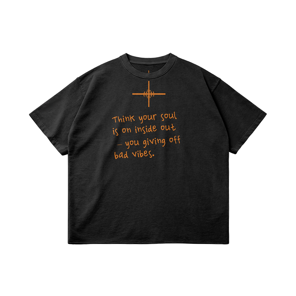 AWOKE 'Vibe Check' Tee with bold statement for real souls