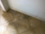 Desencardido de piso ANTES