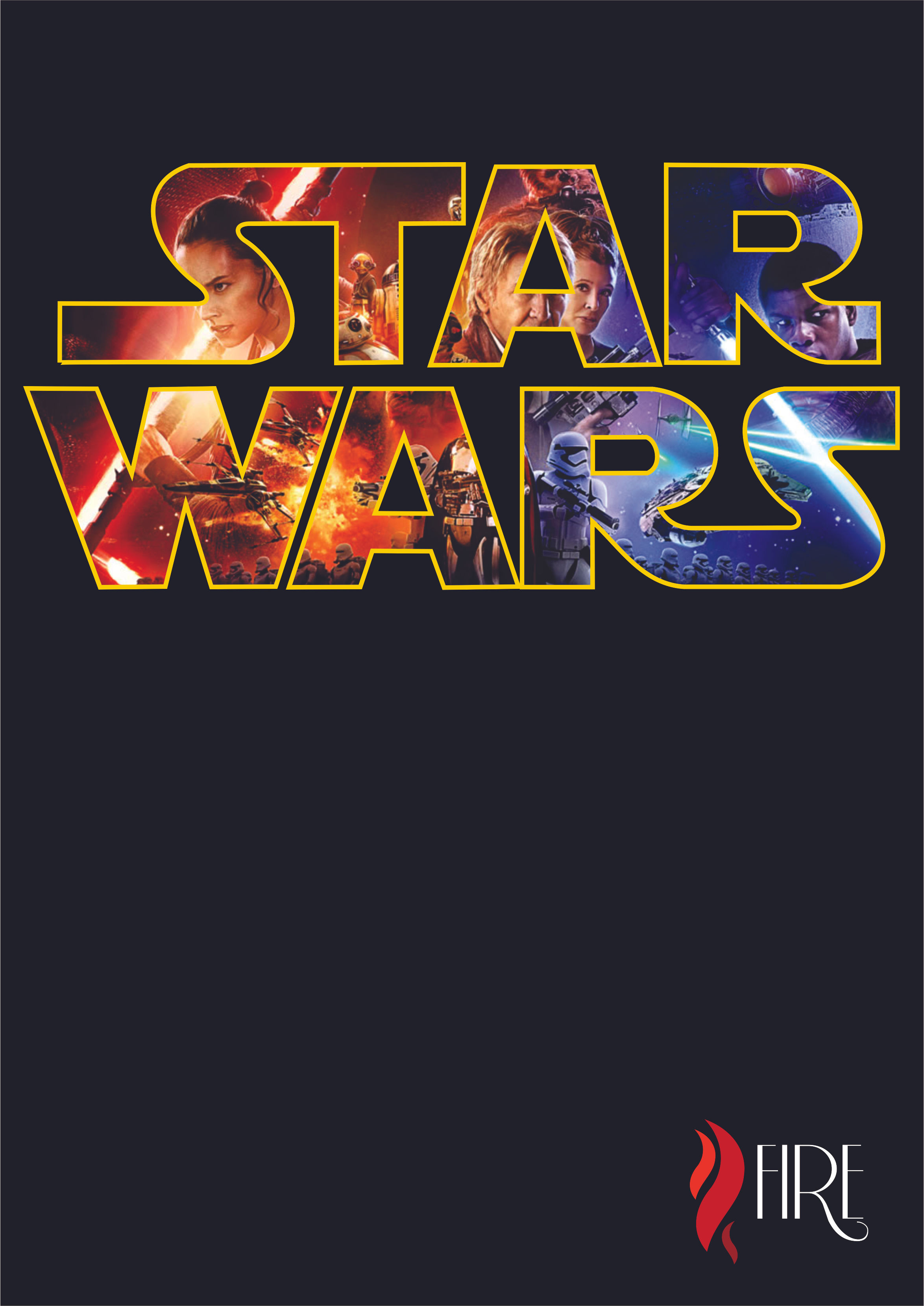 Camisa Star Wars - Despertar da Força LOGO