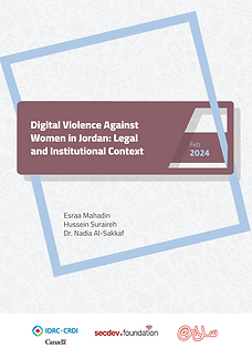 DIGITAL VIOLENCE AGAINST WOMEN IN JORDAN: LEGAL AND INSTITUTIONAL CONTEXT
